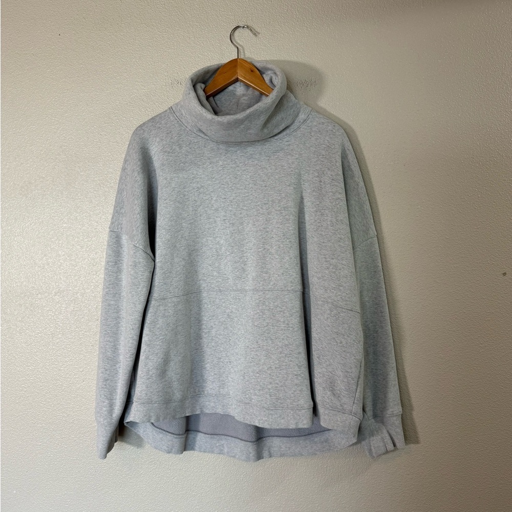 Athleta Gray Turtleneck Sweater